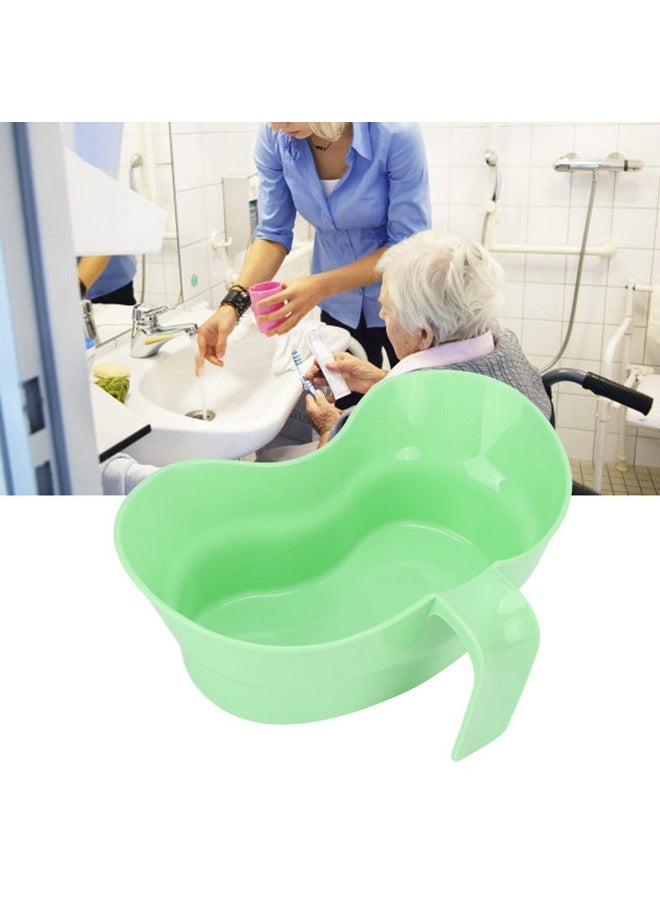 Emesis Basin Bed Mouthwash Cup Elderly Vomit Basin Recycling Oral Care Grip Handle Spit Pan Mouthwash Basin Plastic Emesis Tub With Bowl Bedridden Patient Vomit Bucket Emesis Basin For Toothbrushing