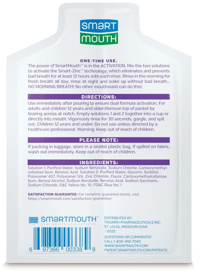 Dry Mouth Rinse Single Pack - 50 Pack