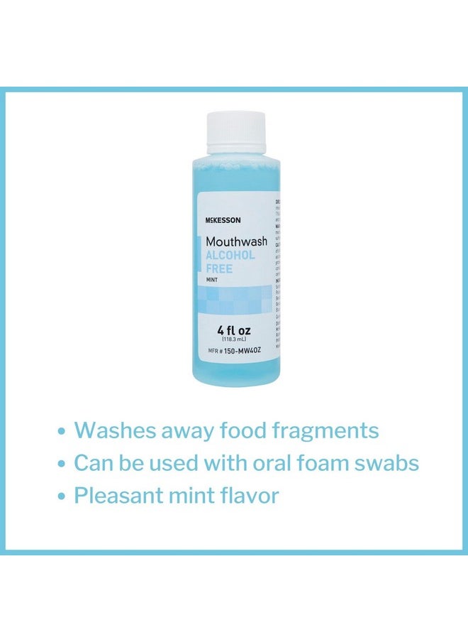 Mouthwash, Alcohol-Free, Mint Flavor, 4 Oz, 1 Count