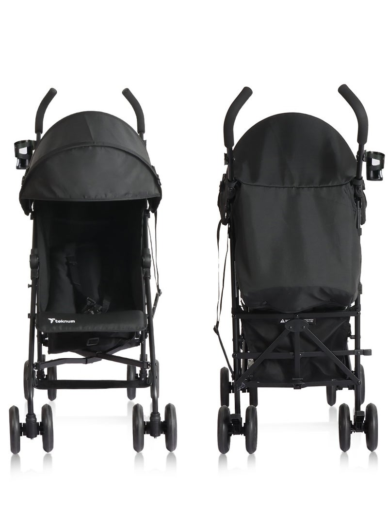 TEKNUM Eco Lite 2 Stroller with Cup holder - Black