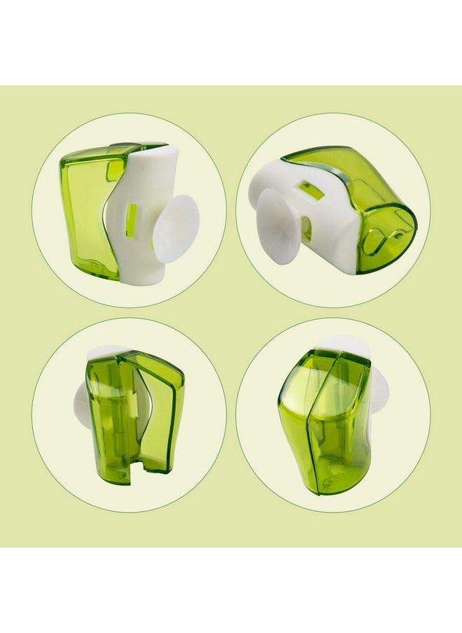 , 3 Pack Toothbrush Head Covers With Suction Cup Anti Dust Toothbrush Cover Holder Great Toothbrush Protective Case For Home Travel Outdoor & Camping