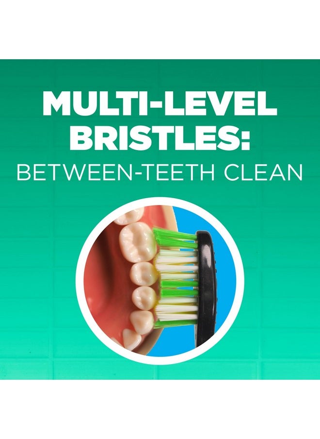 Multi-Clean Toothbrush, Soft Multi-Level Bristles, Medium Head, 4Ct (Pack Of 3)