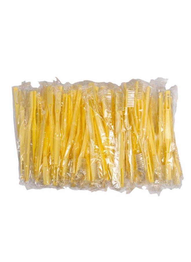 Individually Wrapped Disposable Toothbrushes [Pack Of72 ] Comfortable Bristle Feel - Great For Travel And Guest Rooms (72)
