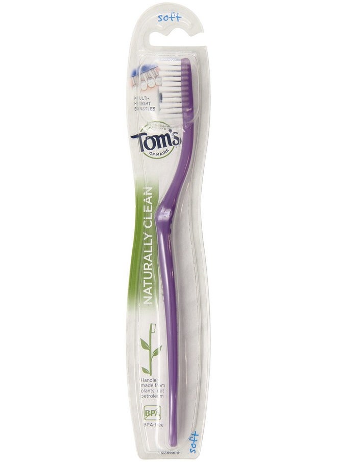 Adult Dye Free Toothbrush Soft Bristles, 1 Count (Pack Of 1)