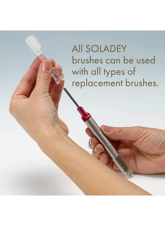 3 Ionic Toothbrush, Solar Panels And Tio2 Semiconductor, 4 Row Ultra Fine Blue, You Can Brush Without Toothpaste
