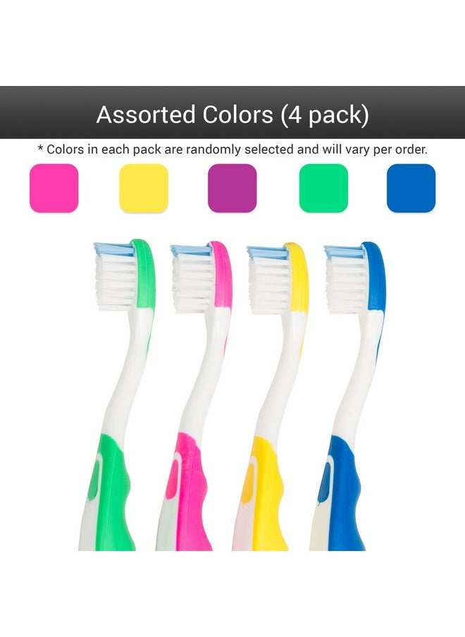 ® Kids Toothbrush (Colorful 4-Pack) - Made With Soft Dupont® Bristles (Ages 2-5 For Toddlers And Young Children)