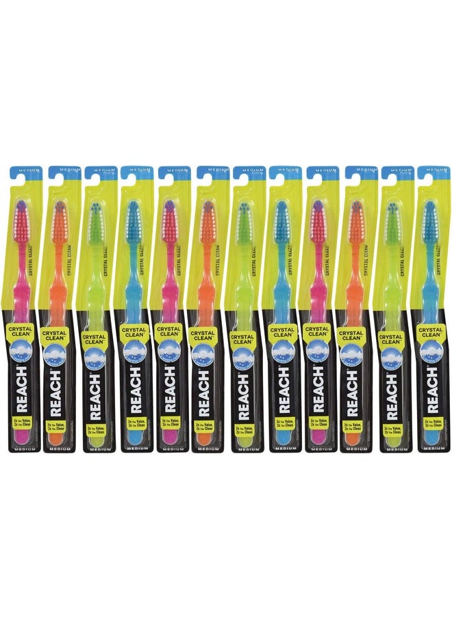 Toothbrush, Medium, Full Head #11 - (Pack Of 12)