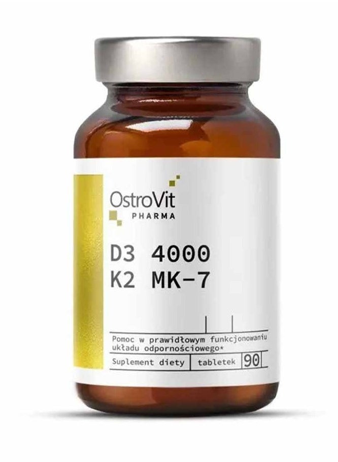 OSTROVIT, D3 4000,K2 MK-7, 90 TABLET