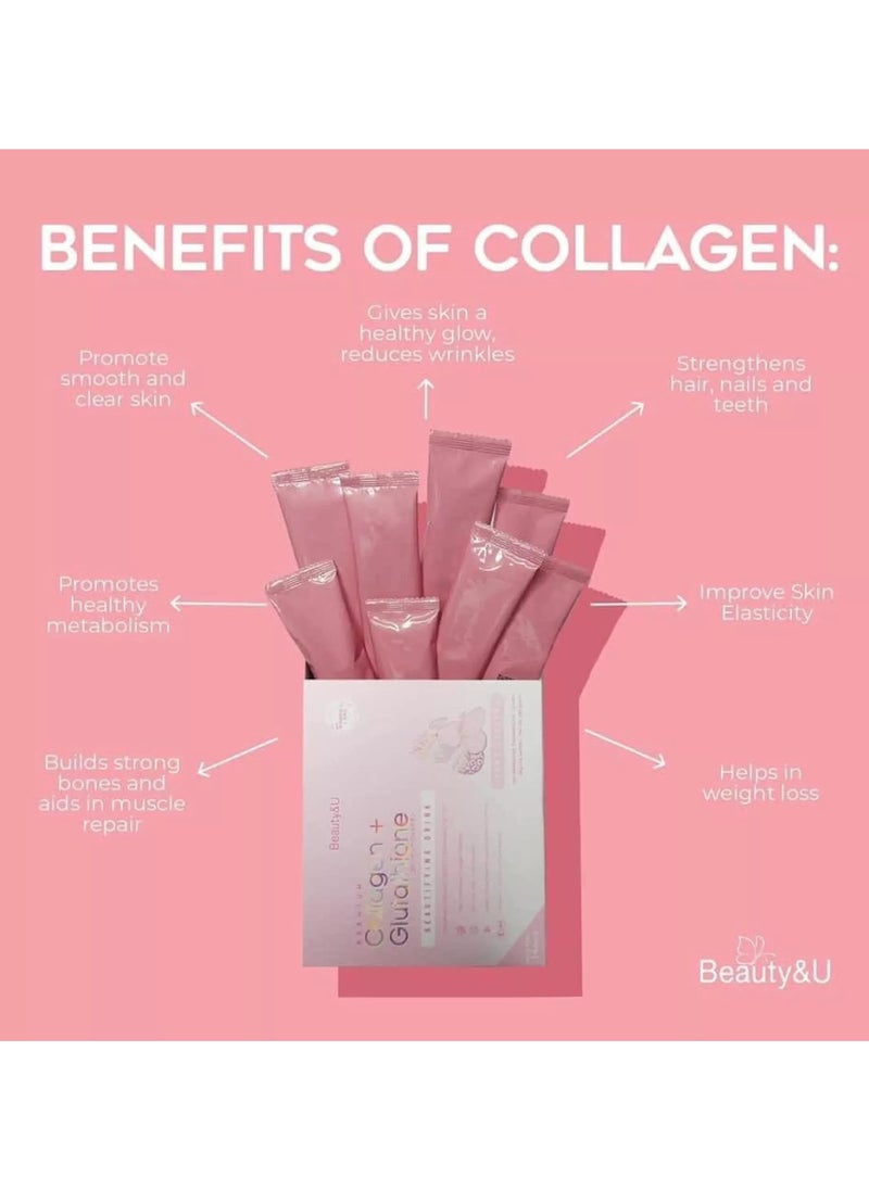 Premium Collagen and Glutathione Beautifying Drink.