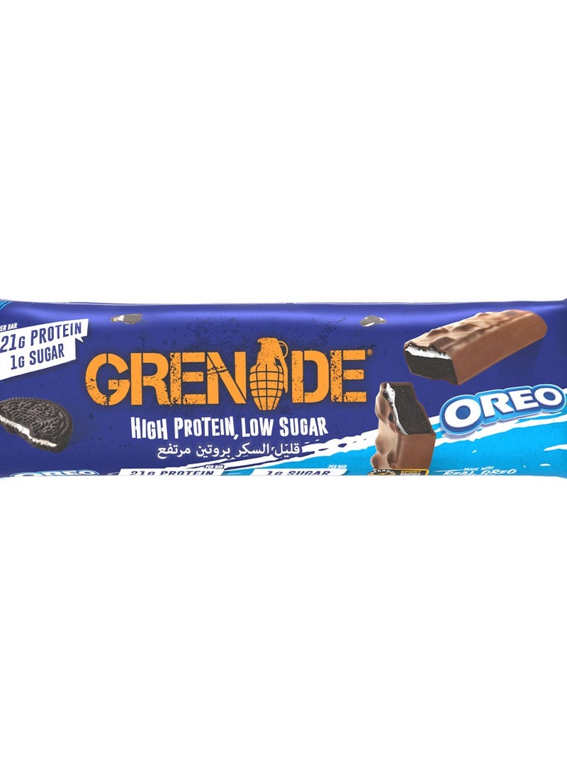 Grenade OREO Protein Bar - High Protein, Low Sugar, 12 x 60 g