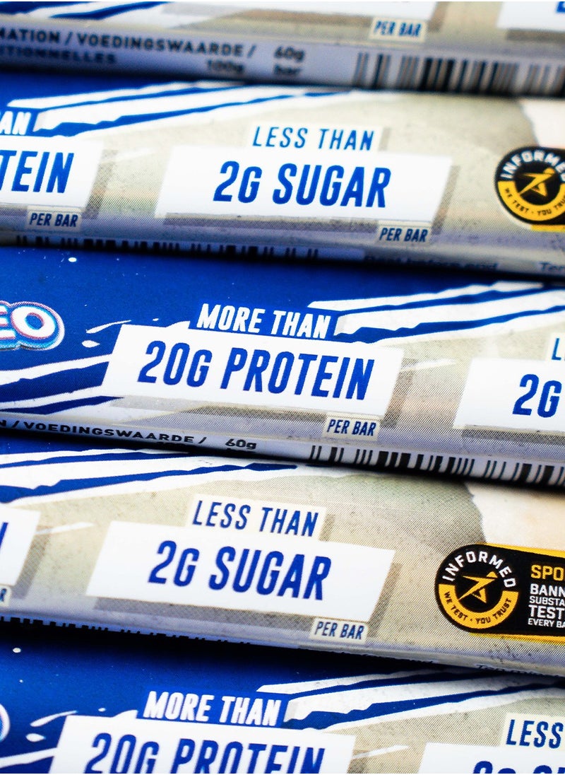 Grenade OREO White Protein Bar - High Protein, Low Sugar, 12 x 60 g