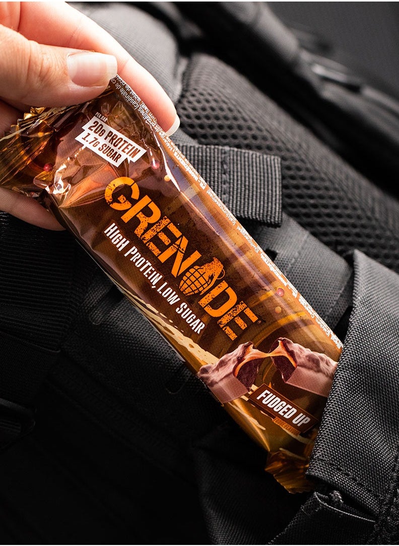 Grenade High Protein, Low Sugar Bar - Fudged Up, 12 x 60 g