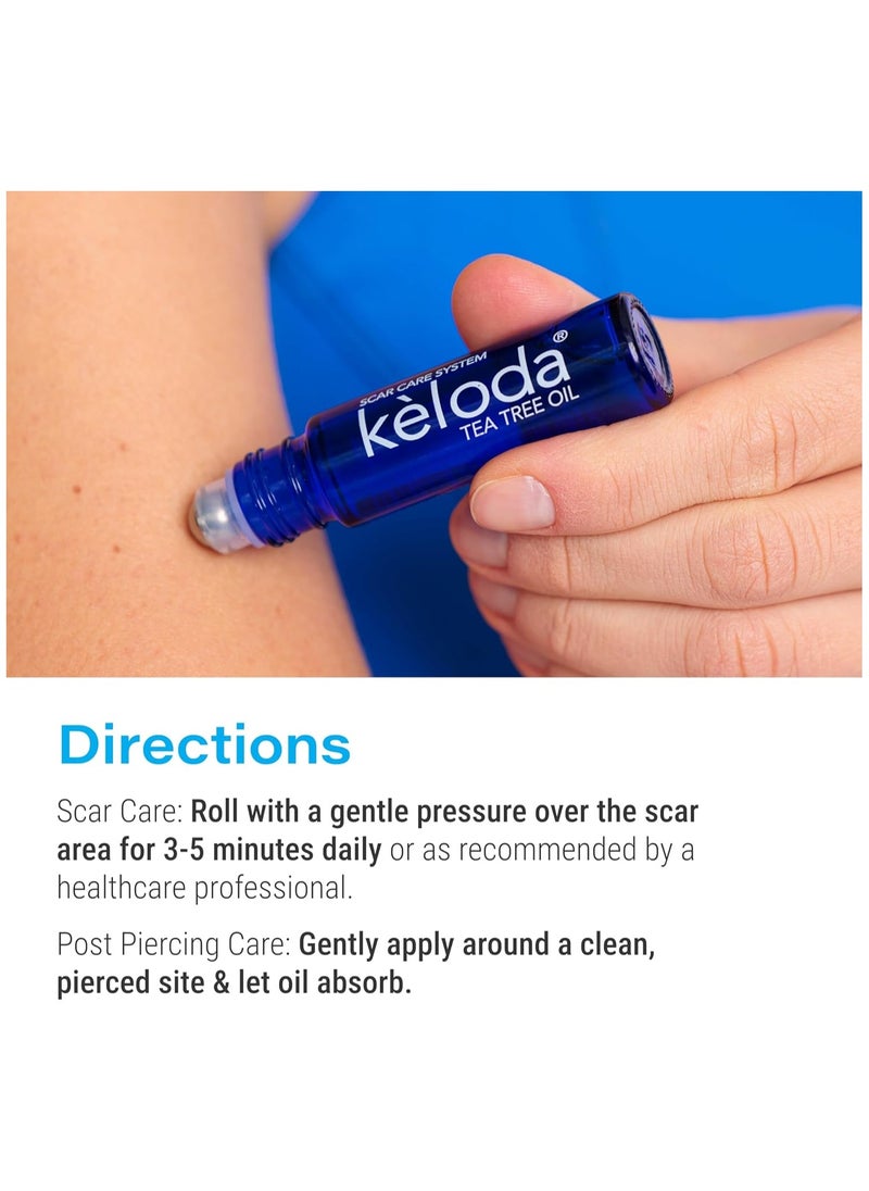 Bruizex Keloda Scar & Keloid Removal Tea Tree Oil & Massager 0.3oz