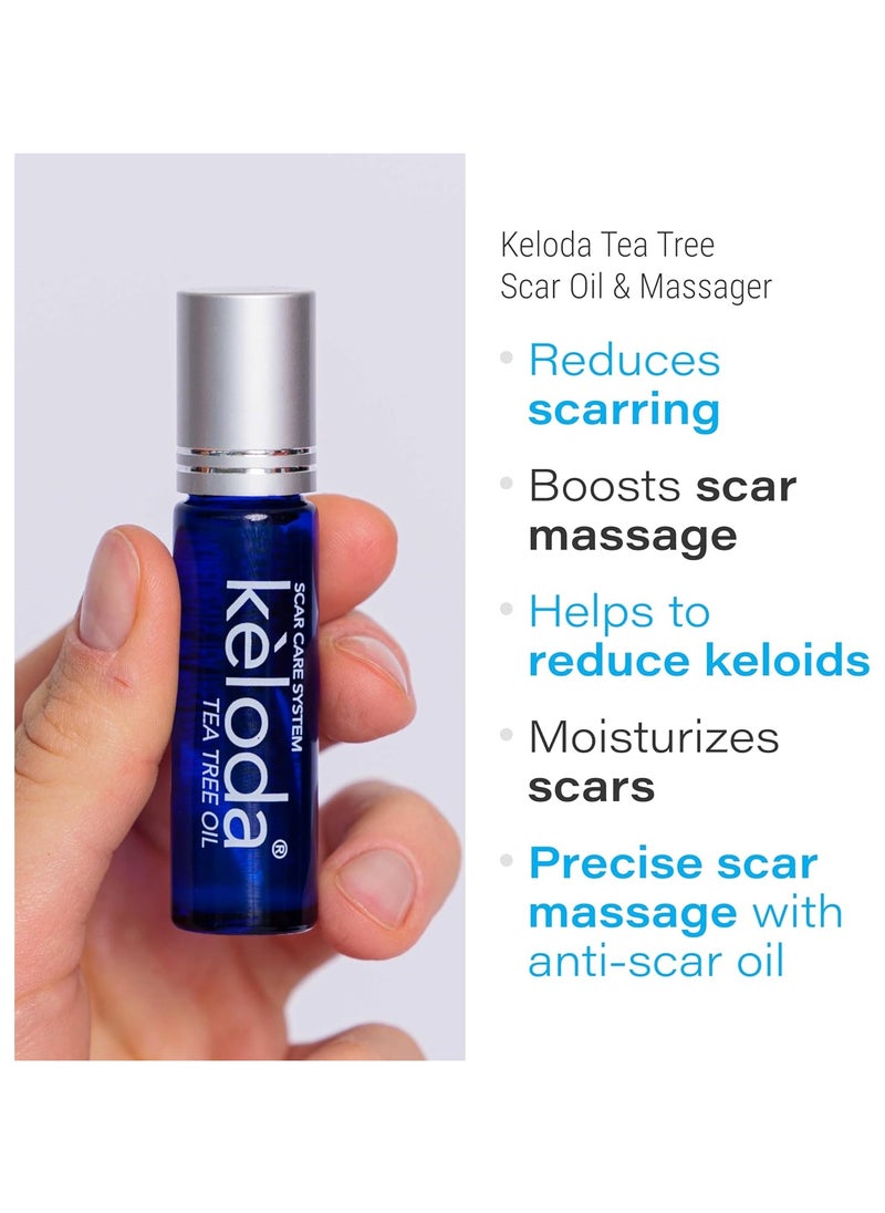 Bruizex Keloda Scar & Keloid Removal Tea Tree Oil & Massager 0.3oz