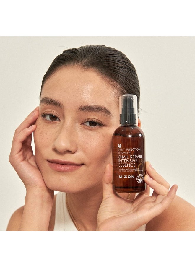 Snail Repair Intensive Essence Drop For Damaged Skin Preventing Skin From Drying Provides Nutrition Korean Skincare Improves Skin Smooth Snail Mucin Wrinklecare(100Ml)