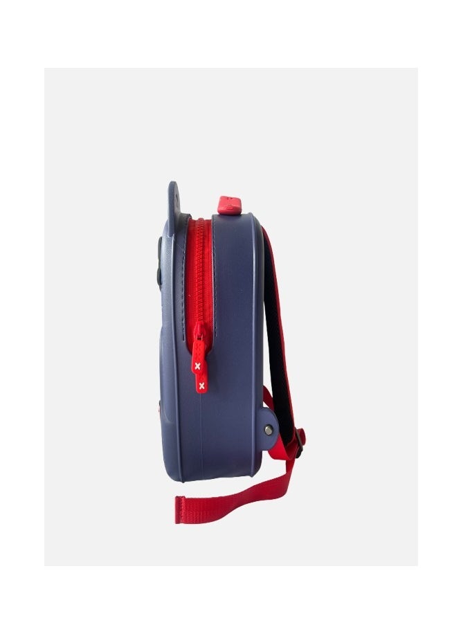 Student Bag Girls Boys Satchel Bags Gift Backpack Colorful Rubber Waterproof for Kids Navy Blue