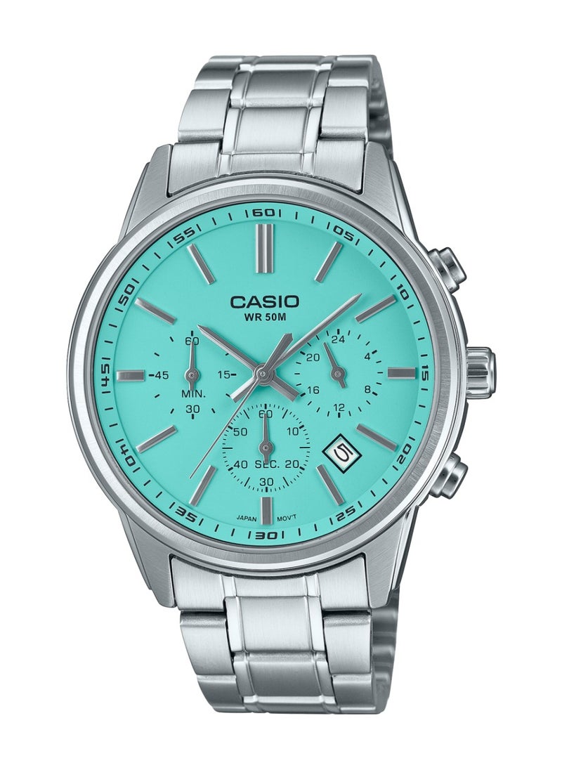 Casio Tiffany Quartz Blue Dial Men's Watch  MTP-E515D-2A2VDF