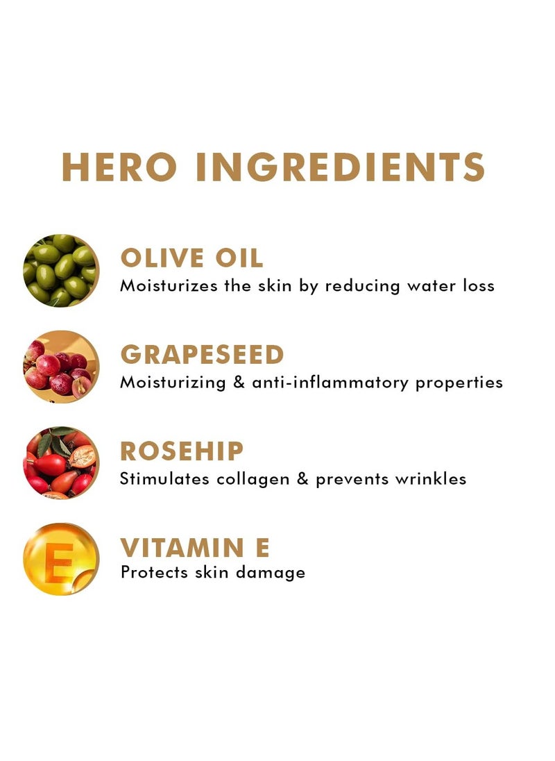 Conscious Chemist® Oil Cleanser for Face | 100ml | Cleanser for oily skin, Face Cleanser with Olives for Women & Men with SPF & Impurities For Soft & Glowing for all Skin, Natural Oil - Daily Dissolve