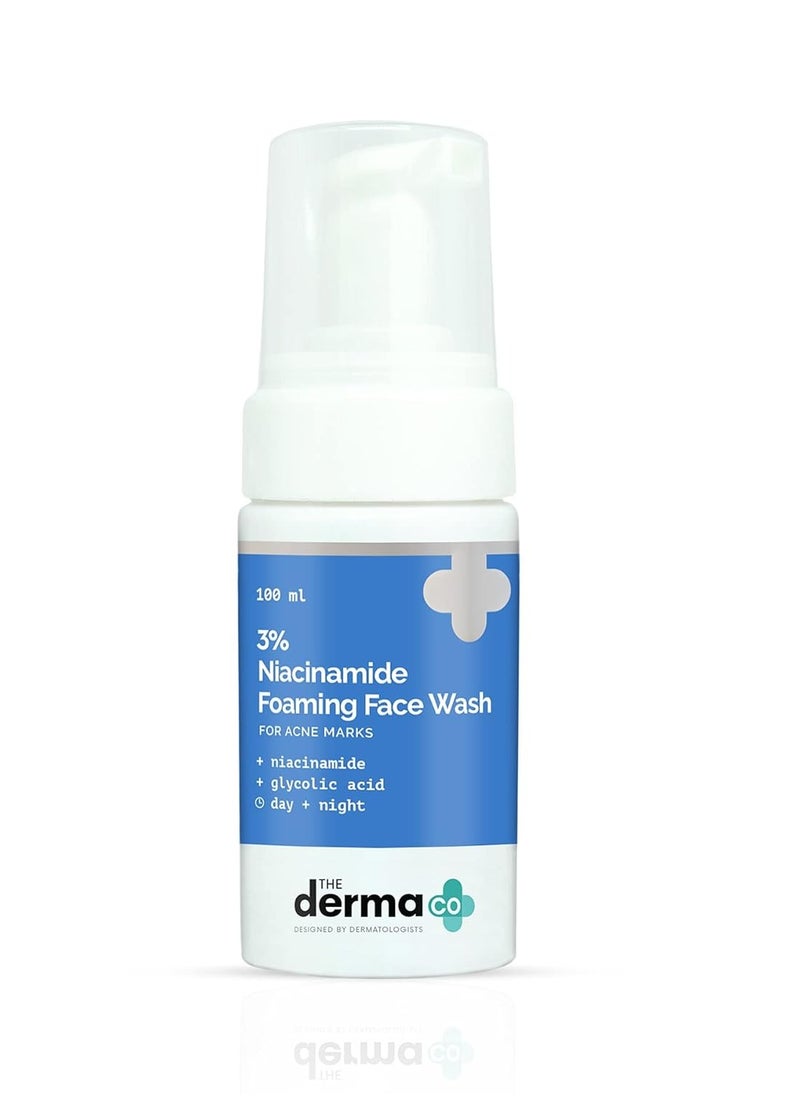 The Derma Co 3% Niacinamide Foaming Face Wash for Acne Marks - 100 ml(dermaco)