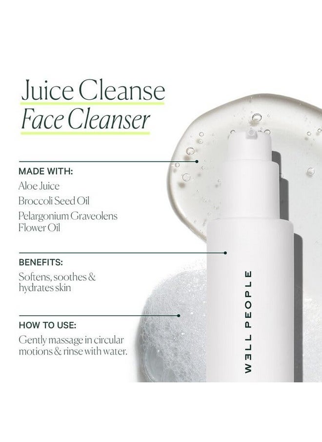 Juice Cleanse Soothing Aloe Face Cleanser Nourishing Gelbased Cleanser For All Skin Types Softens & Hydrates Skin Vegan & Crueltyfree