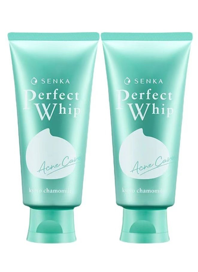 SENKA Perfect Whip Acne Care - Facial Wash 100g, Pack of 2