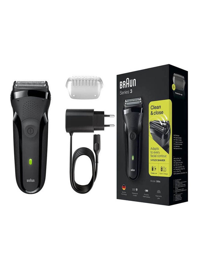 300s Black Dry For Men - Foil Shavers Black