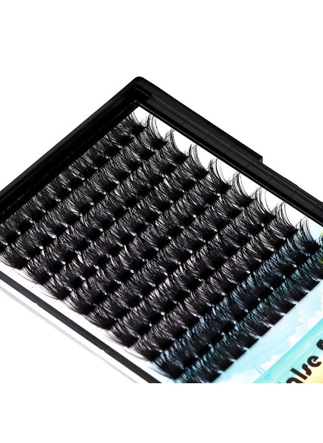 Large Pack 8-20Mm To Choose D Curl Cluster Eyelash Extensions D Curl Wide Stem Individual False Eyelashes Dramatic Volume Eye Lashes Set Home Diy Lashes (10Mm)