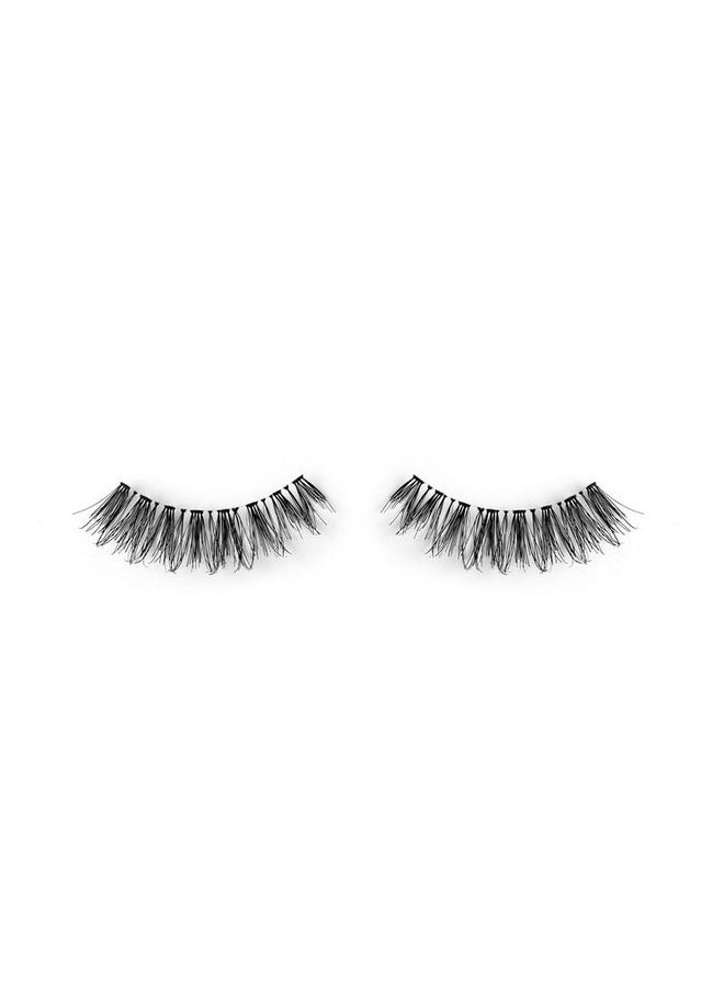 Pro 4 Eyelashes For Women - Handmade Eye Lashes | Lightweight False Lashes With Premium Virgin Hair | Invisible Band | For Glam Look & Enhance Beauty (Black) - 1 Pair