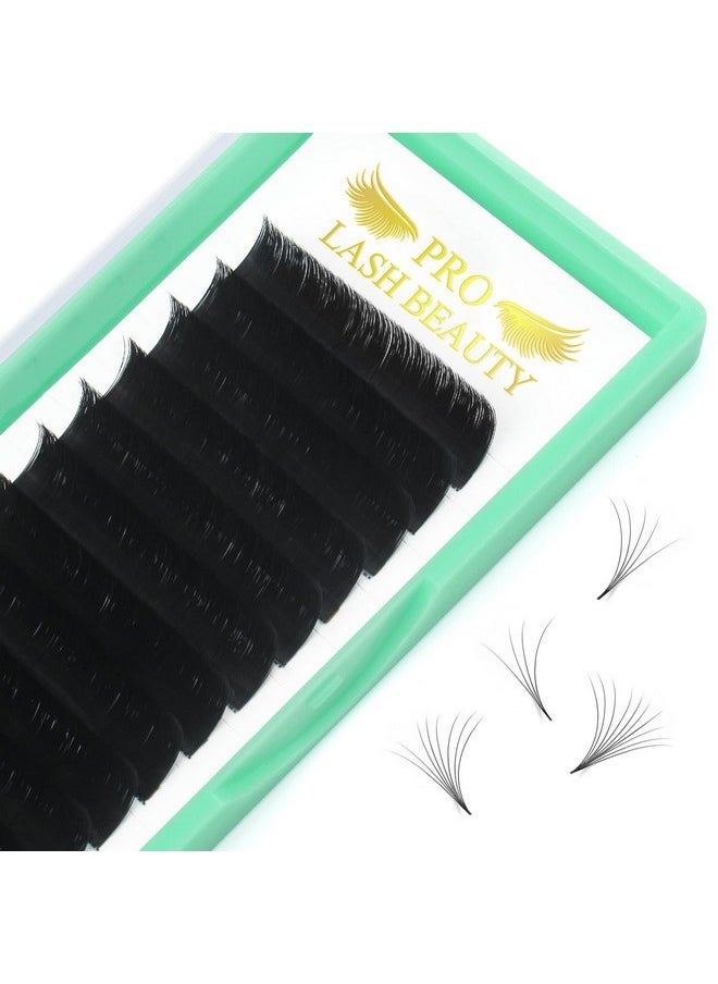 False Eyelashes Easy Fan Volume Lashes 9-20 Mm Mega Volume C D Curl Flowering Lash Extensions, Cruelty Free, Individual, Cc-0.05-9-16, 1 Count