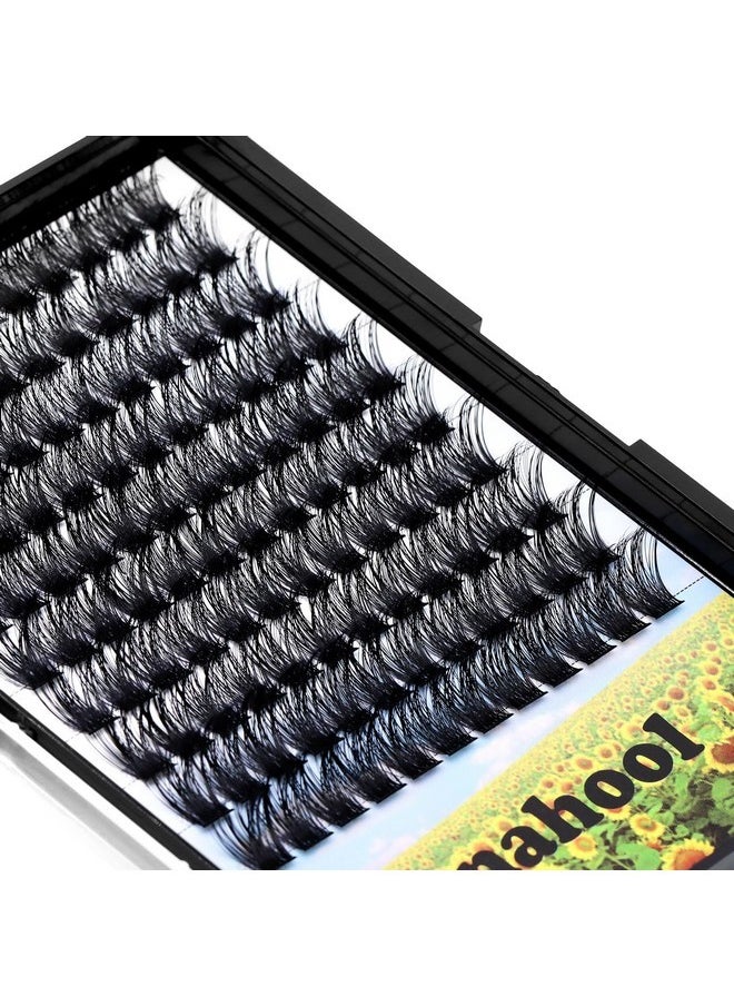 Handmade D Curl 10-20Mm To Choose 120Pcs Natural Long Individual Thick Base Cluster Eyelashes Dramatic Look Diy Volume Eye Lashes Extensions (18Mm)