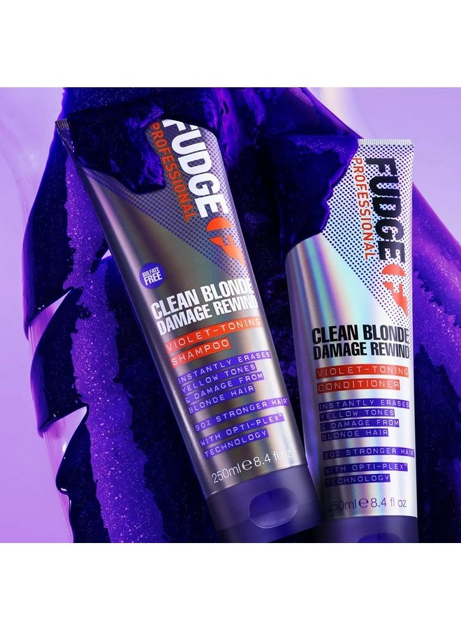Oo By Fudge Clean Blonde Damage Rewind Violet-Toning Shampoo 1000Ml