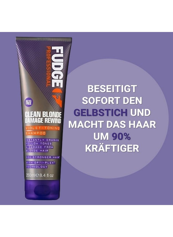 Oo By Fudge Clean Blonde Damage Rewind Violet-Toning Shampoo 1000Ml