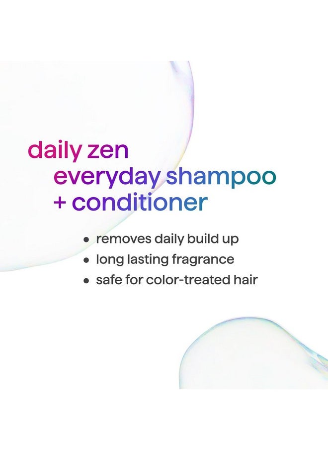 Everyday Shampoo, Daily Zen With Cucumber, Green Tea, And Seaweed Scent Notes, Paraben And Sulfate Free, 14 Oz (Pack Of 3)