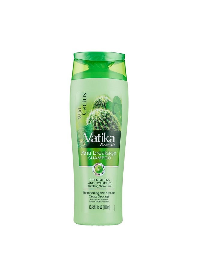 Vatika Anti-Breakage Shampoo, Wild Cactus, 13.52 Fluid Ounce (Pack Of 2)