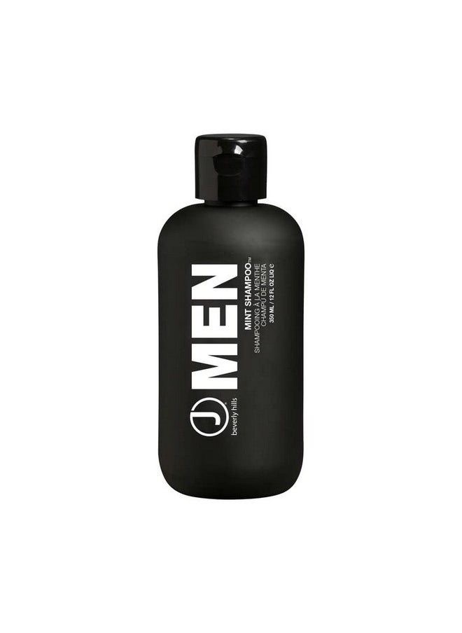 Men'S Mint Shampoo With Peppermint Oil For A Healthy Scalp, 12 Oz