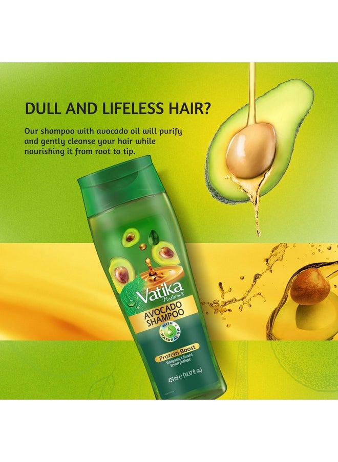 Oil Shampoo - Detoxify, Nourish, And Repeat For Luxuriously Revitalized Hair - Phthalate-Mineral Oil Free - Avocado Extracts 425Ml