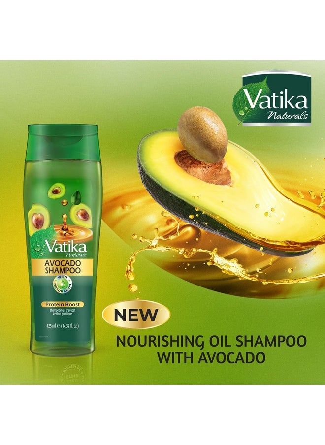 Oil Shampoo - Detoxify, Nourish, And Repeat For Luxuriously Revitalized Hair - Phthalate-Mineral Oil Free - Avocado Extracts 425Ml