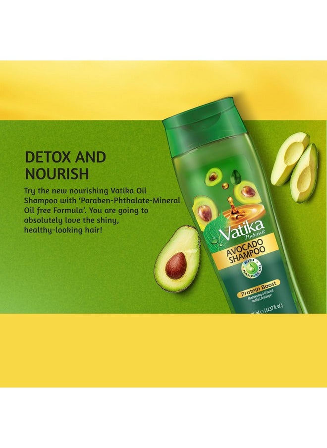 Oil Shampoo - Detoxify, Nourish, And Repeat For Luxuriously Revitalized Hair - Phthalate-Mineral Oil Free - Avocado Extracts 425Ml