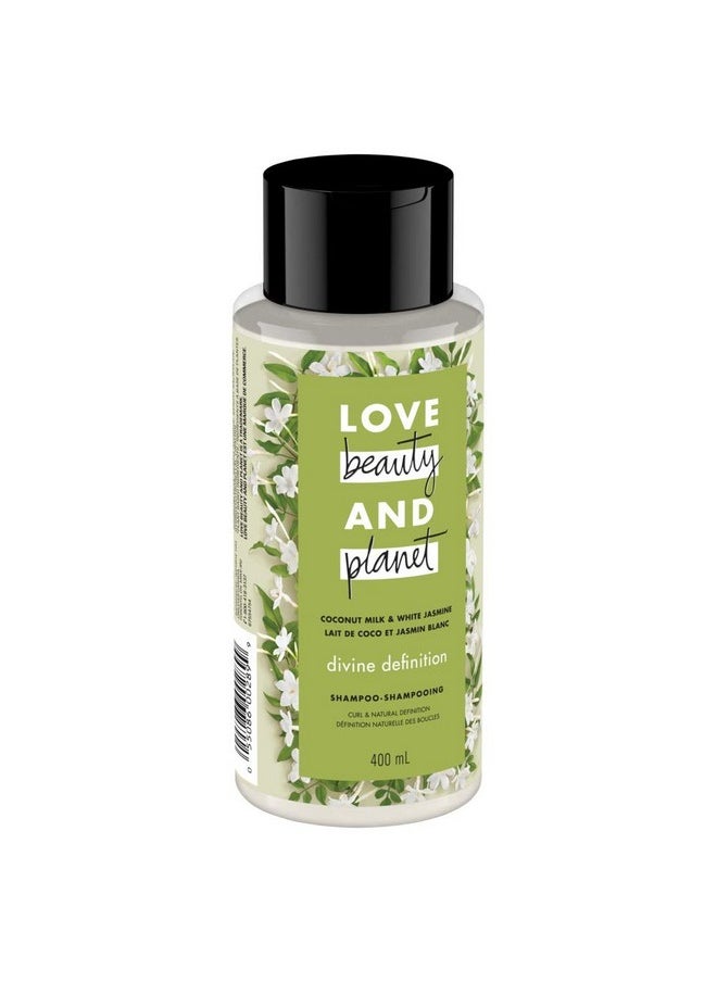 Beauty & Planet Love Divine Definition Shampoo, Coconut Milk & White Jasmine 13.5 Fl Oz