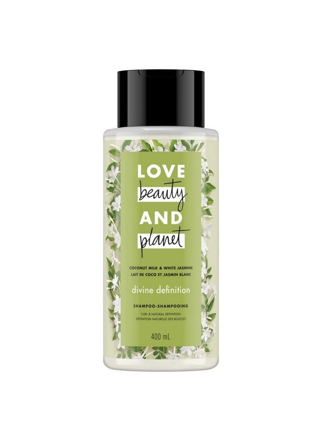 Beauty & Planet Love Divine Definition Shampoo, Coconut Milk & White Jasmine 13.5 Fl Oz