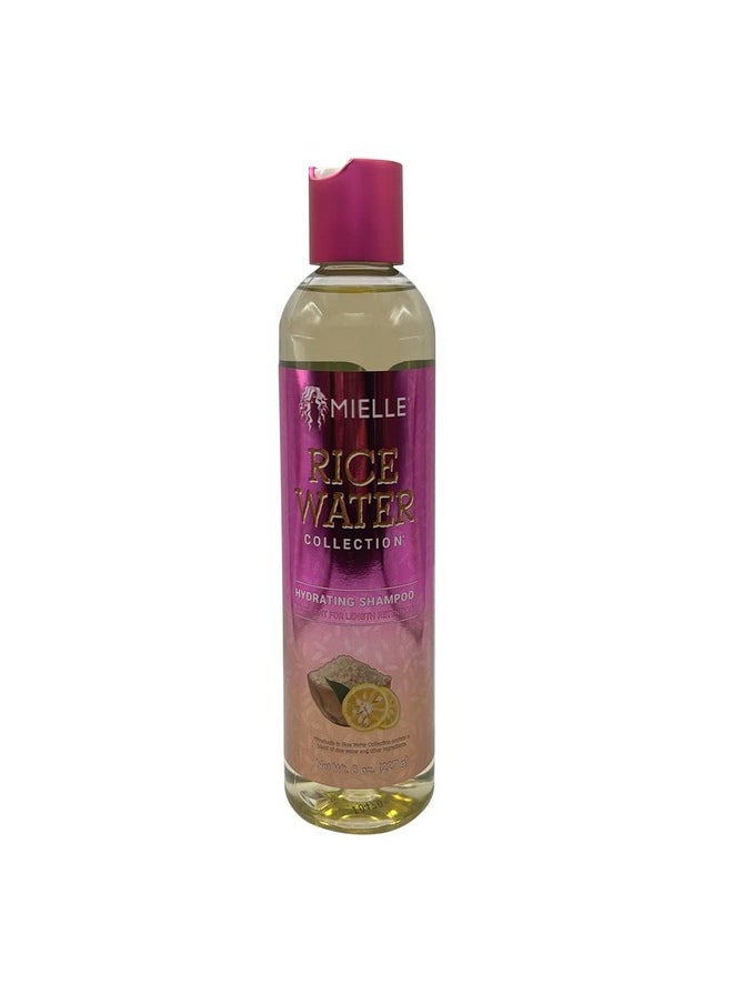 Mielle - Rice Water & Aloe Vera Blend - Length Retention For Dry & Damaged Hair Sulfate-Free Shampoo, Moisturizing Milk, Pink