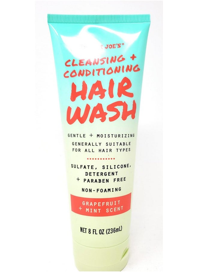 Trader Joe’S Cleansing + Conditioning Hair Wash 8Oz/236Ml (Pack Of 1)