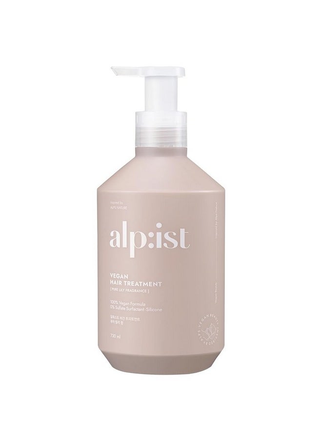 Alp:Ist Vegan Formula Sulfate Silicone Paraben Free Nature Alpist Scalp Care Pure Lily Fragrance 24.68 Fl Oz / 730 Ml (Treatment, 1-Pack)