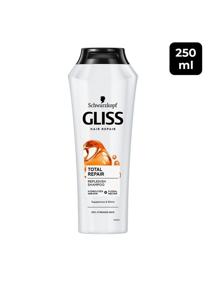 Gliss Total Repair 19 Shampoo 250 Ml - Pack Of 6