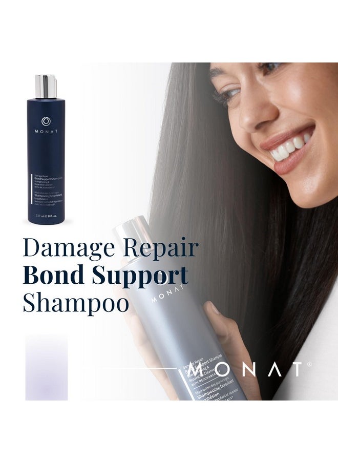 Damage Repair Bond Support Shampoo - Nourishing Cleanser - Strengthened Hair Shampoo - Advanced Repair Technology - Ideal For Daily Hair Wellness - Fortifying Ingredients