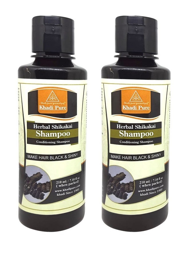 Pure Herbal Shikakai Shampoo, 210 Ml (Pack Of 2)