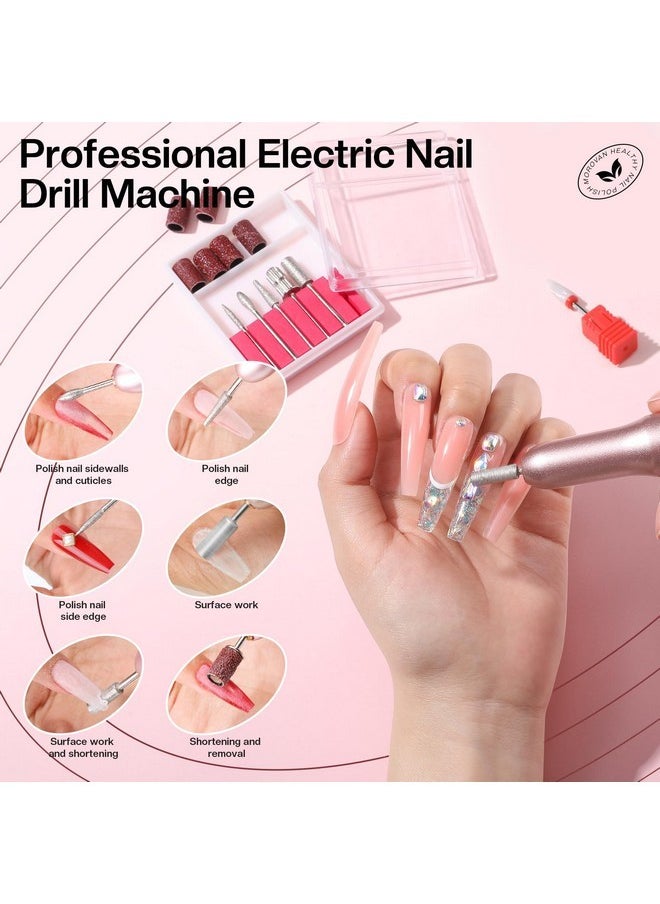 Acrylic Nail Kit For Beginners: Nail Kit Acrylic Set With Professional Acrylic Powder Glitter Full Acrylic Nail Starter Kit For Nail Extensions