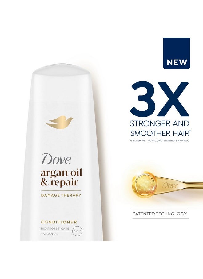 Conditioner Argan Oil & Damage Repair 1 For Damaged Hair 92% Natural Origin, Paraben Free Conditioner 12 Oz