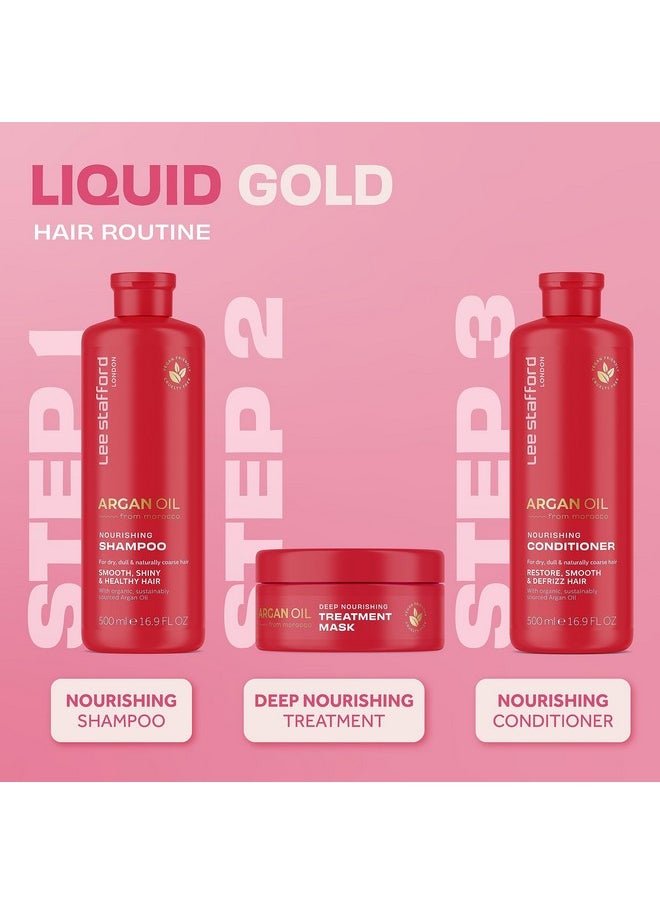 Argan Oil Nourishing Hair Conditioner, 16.9 Fl Oz For Dry Dull And Naturally Coarse Hairs Hair Tretament Cream Defrizz Hair