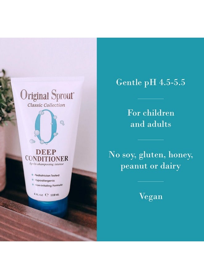 Deep Conditioner For All Hair Types, Vegan Conditioner, 12 Oz. Bottle